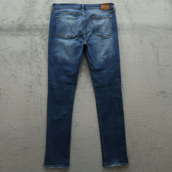 Lucky Brand Jeans Women's 10R Blue Mid-Rise Brooke Straight Denim 32" Inseam - Picture 11 of 15